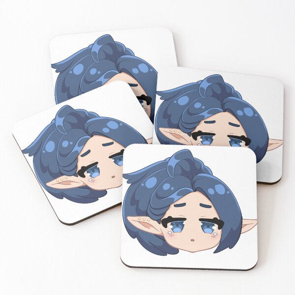 Item preview, Sad Chibi Cute Anime Elf Girl designed and sold by GTStickerCo.
