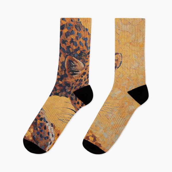 Item preview, leopard | Post-impressionist painting style designed and sold by ComicsFactory.
