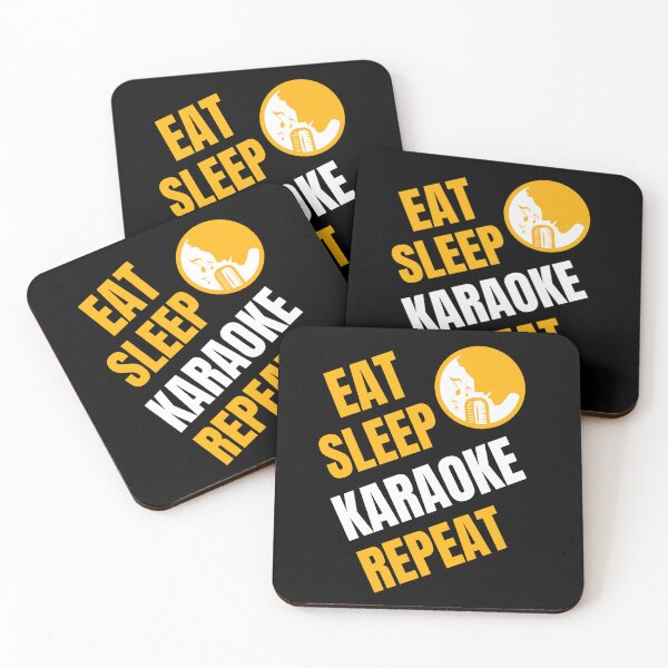 Item preview, Eat Sleep Karaoke Repeat designed and sold by 87-Aesthetics.