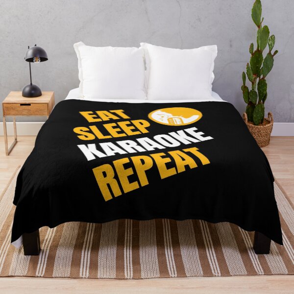 Item preview, Eat Sleep Karaoke Repeat designed and sold by 87-Aesthetics.