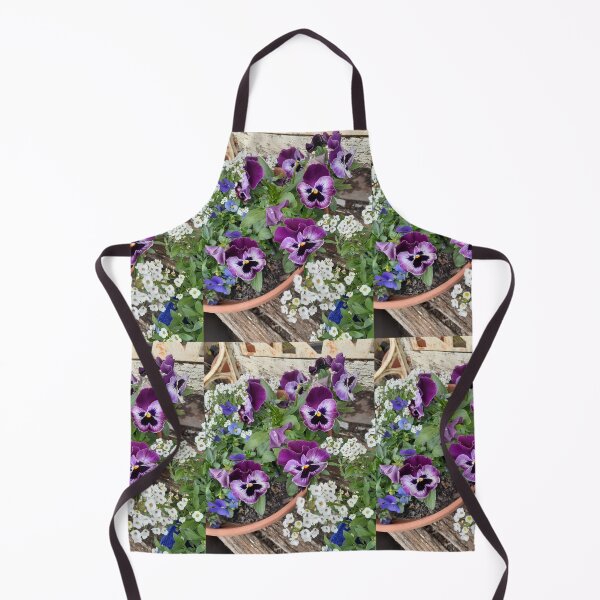 Item preview, Purple Pansy Flower Violas Alyssum Flowers Photo designed and sold by Sarah  Rajkotwala.