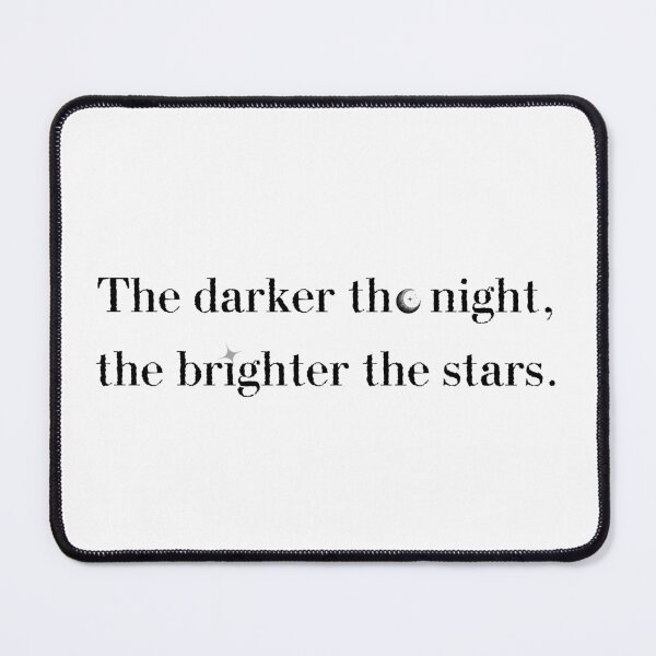 Item preview, The Darker the Night, the Brighter the Stars – Apollon Maykow Quote designed and sold by Festers.
