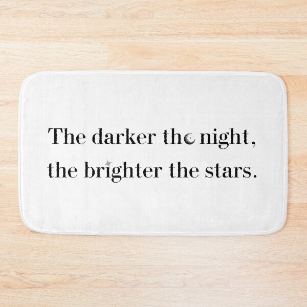 Item preview, The Darker the Night, the Brighter the Stars – Apollon Maykow Quote designed and sold by Festers.