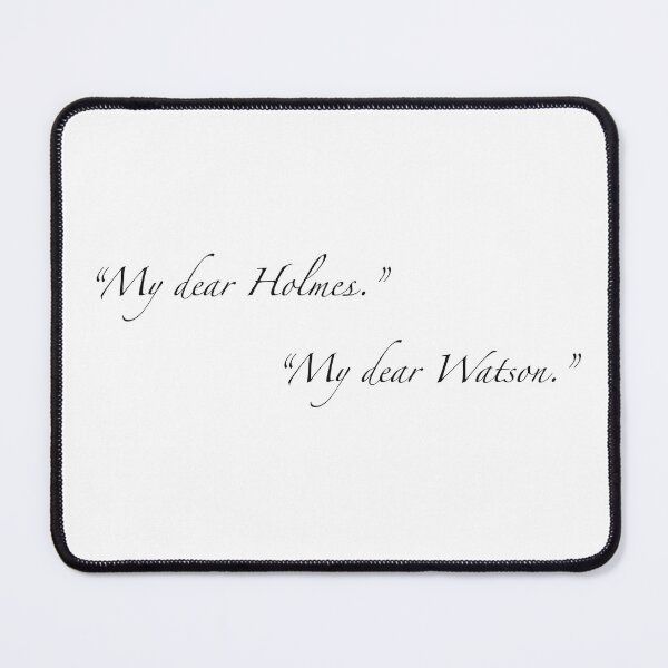 Item preview, Holmes & Watson designed and sold by QuillAndBrush.