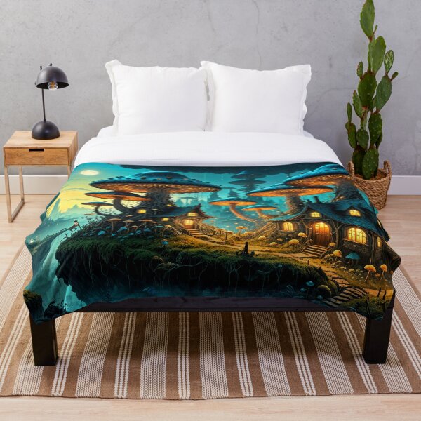 Item preview, Susurros en la Aldea de los Hongos designed and sold by samitdigitalart.