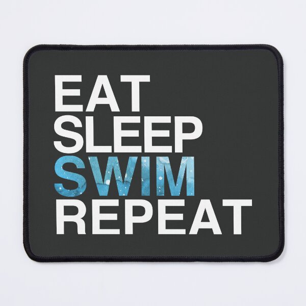 Item preview, Eat Sleep Swim Repeat| Swimmer Swimming designed and sold by Nada18.