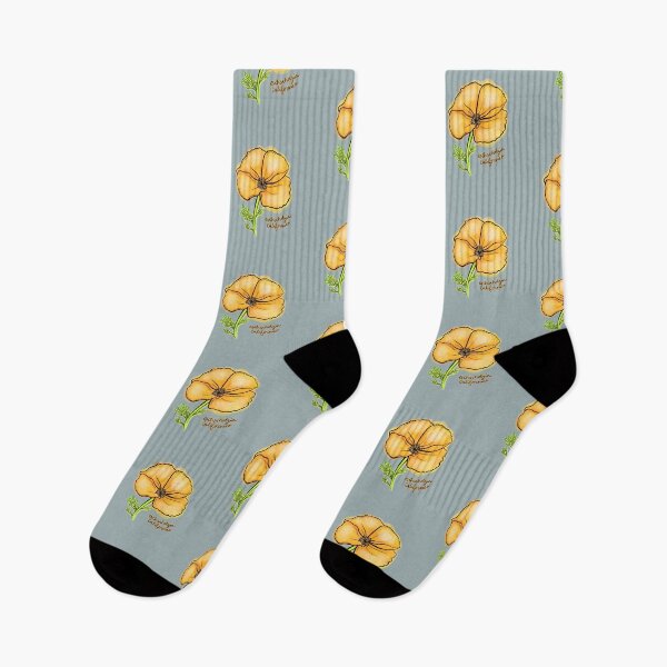 Item preview, California Poppy designed and sold by woolandbristle.