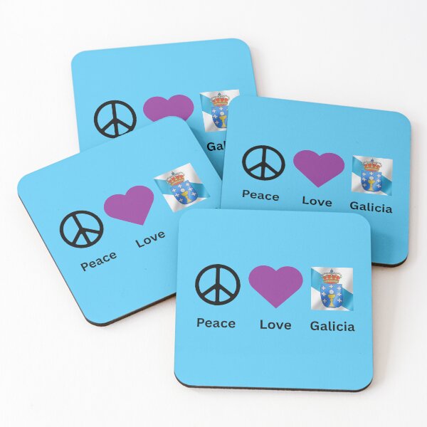 Item preview, Peace Love Galicia designed and sold by Kilted Owl.