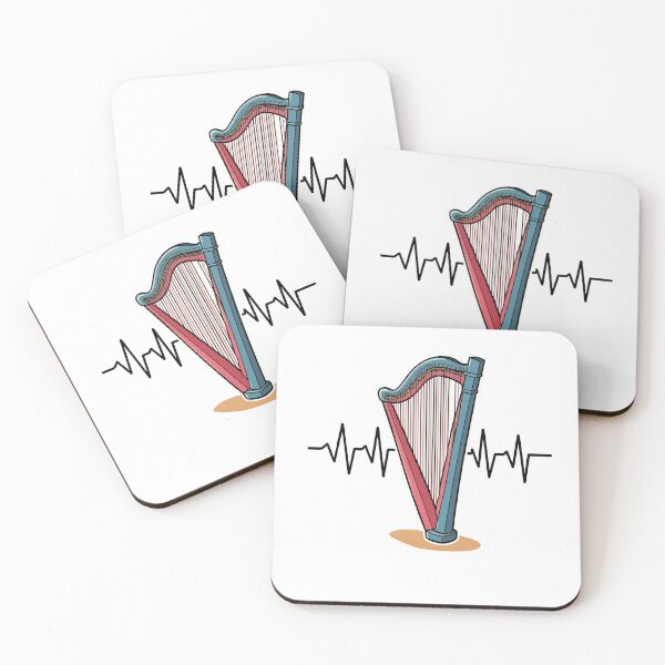 Item preview, harp heartbeat designed and sold by sydney-syder.
