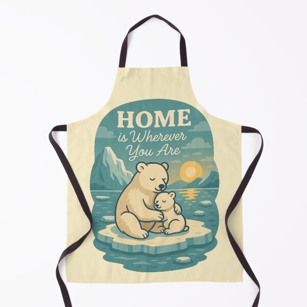 Item preview, Home is Wherever You Are – Polar Bear designed and sold by Patternicity.
