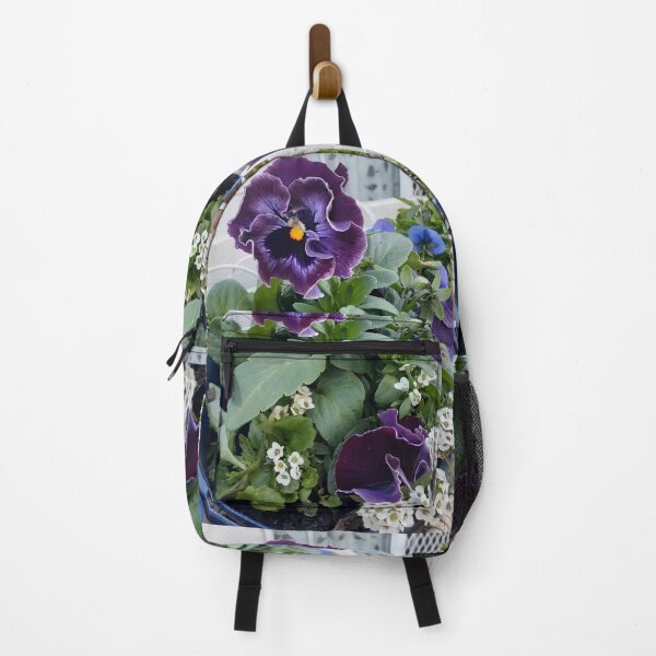 Item preview, Purple Pansy Flower Violas Alyssum Flowers Photo designed and sold by Sarah  Rajkotwala.
