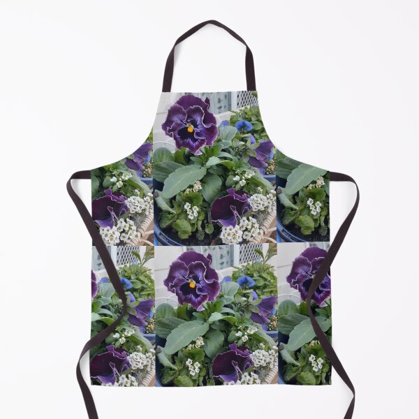 Item preview, Purple Pansy Flower Violas Alyssum Flowers Photo designed and sold by Sarah  Rajkotwala.