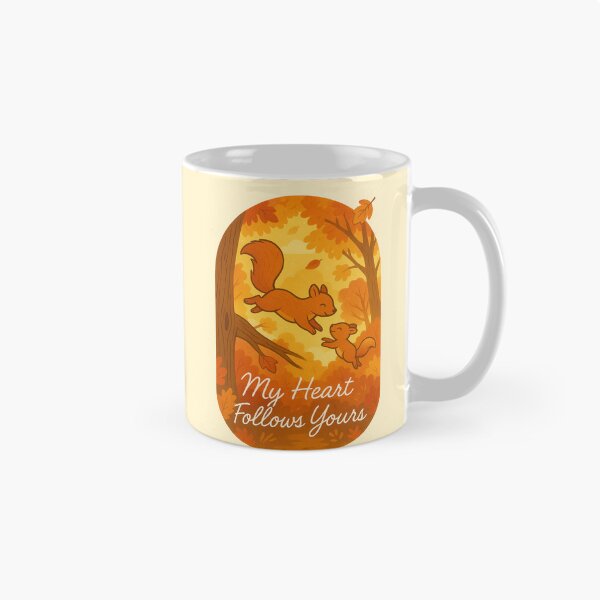 Item preview, Squirrel Mom and Baby – My Heart Follows Yours designed and sold by Patternicity.