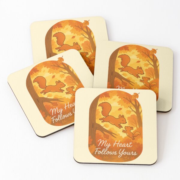 Item preview, Squirrel Mom and Baby – My Heart Follows Yours designed and sold by Patternicity.