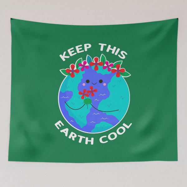 Item preview, Keep This Earth Cool Cute Earth Day designed and sold by Scaryzz.