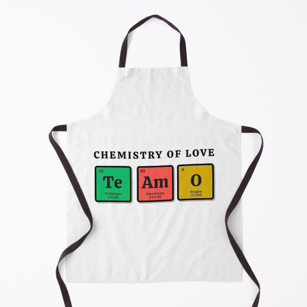 Artikelvorschau, Chemie der Liebe: „Te Amo“ Periodensystem der Elemente entworfen und verkauft von Psycho-Crazy.