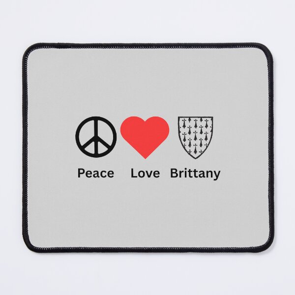 Item preview, Peace Love Brittany designed and sold by Kilted Owl.