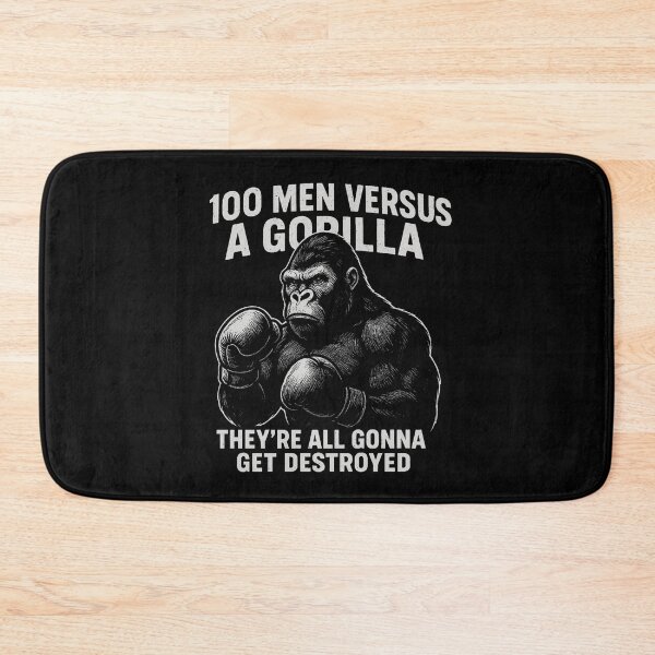 Item preview, Goss Apparel: 100 Men Vs Gorilla designed and sold by GossApparel.