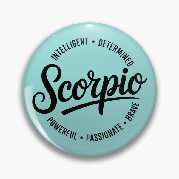 Item preview, Scorpio Zodiac Traits Bold Text Layout designed and sold by theartfulaspie.