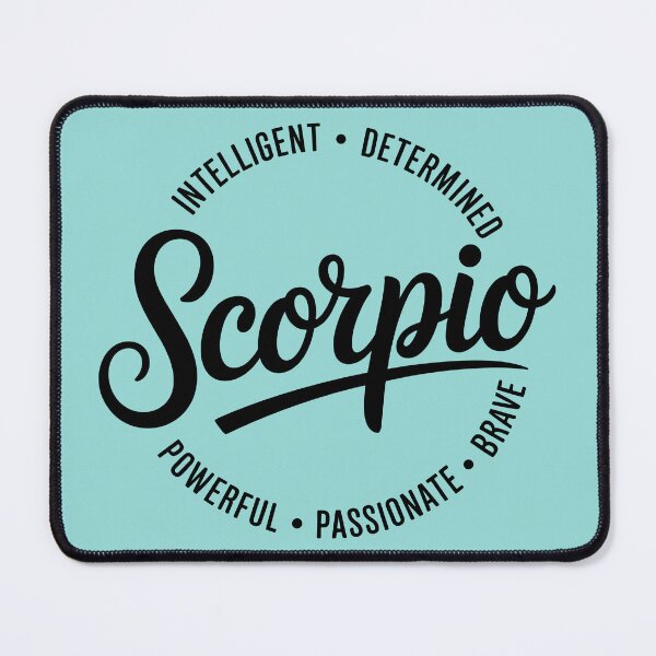 Item preview, Scorpio Zodiac Traits Bold Text Layout designed and sold by theartfulaspie.