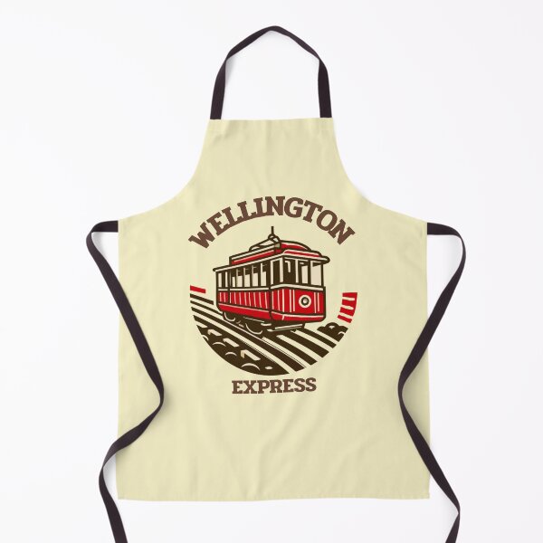 Item preview, Wellington Express - Retro Vintage Red Tram Design designed and sold by Highway45nz.