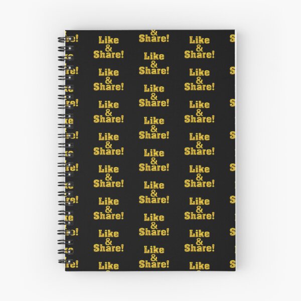 Item preview, Like and Share! Bold Gold Text designed and sold by Swabcraft.