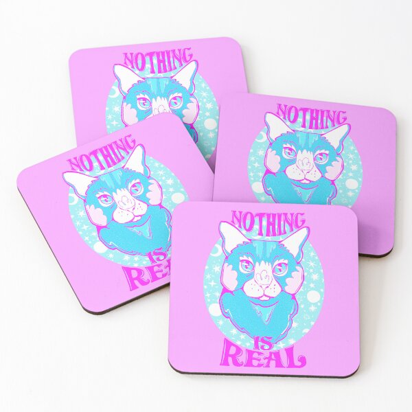 Item preview, Nothing is Real Cat Art designed and sold by crestfallenmermaid.
