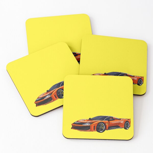 Aperçu de l'œuvre Ferrari orange créée et vendue par ghayle.