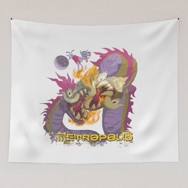 Item preview, Metropolis 2050: Twin Flame Serpent Clash designed and sold by chamnongart.