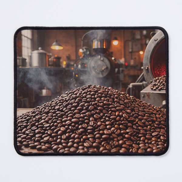 Item preview, Pile of Roasted Steaming Coffee Beans designed and sold by Gotcha29.