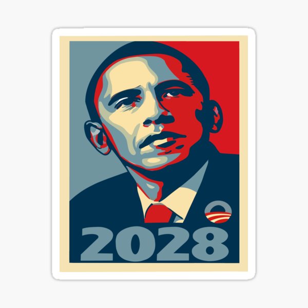Artikel-Vorschau von Obama 2028, designt und verkauft von Bored Imagination .