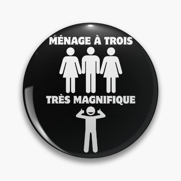 Item preview, Ménage à Trois Très Magnifique – Threesome Humor designed and sold by UNK-Fatigues.