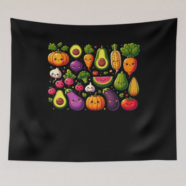 Item preview, Cute Vegetable Healthy Veggie Vegan Gardening Vegetarian designed and sold by Kimberley King Art  King Art.
