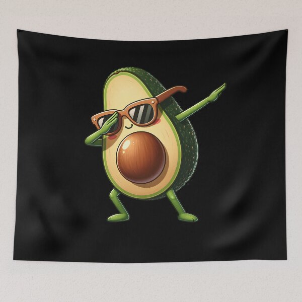 Item preview, Dabbing Avocado Funny Vegan Vegetarian Food Lover designed and sold by Kimberley King Art  King Art.