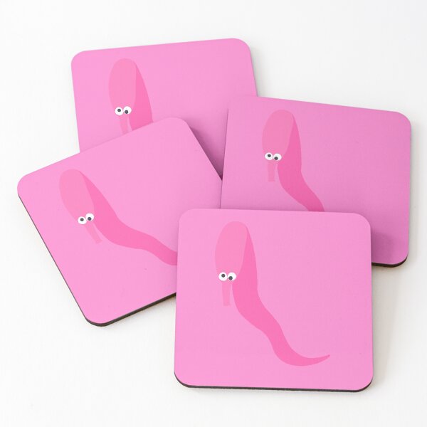 Item preview, Worms Off The String: 10 - Pink designed and sold by ClumsyPillbug.