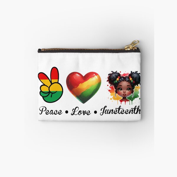 Artikelvorschau, Frieden Liebe Juneteenth Feier Freiheit 1865 Mädchen entworfen und verkauft von R&BApparel.