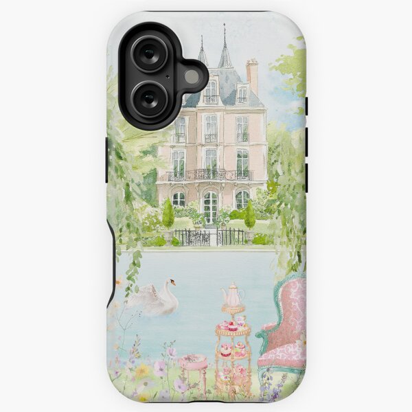 Item preview, Whimsical Chateau Riverside Wildflower Garden  designed and sold by Wendy Paula Patterson.
