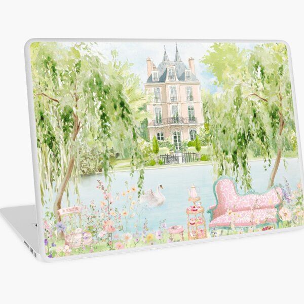 Item preview, Jardin de fleurs sauvages au bord de la rivière du château fantaisiste designed and sold by Wendy Paula Patterson.