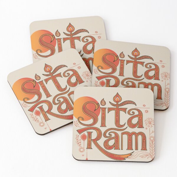 Item preview, Sita Ram Sunrise T-Shirt Design designed and sold by KumarDesignLab.