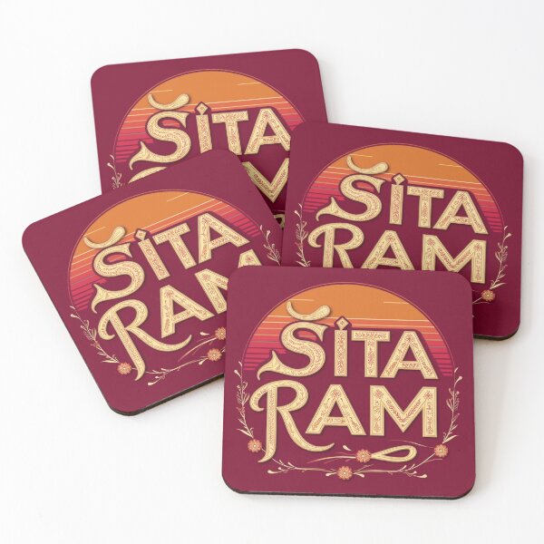 Item preview, Sita Ram Devotional Sunrise T-Shirt Design designed and sold by KumarDesignLab.