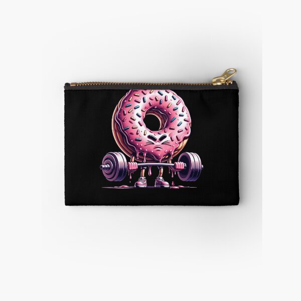 Item preview, Deadlift Weightlifting Funny Fitness Workout Gym Donut Lover designed and sold by Kimberley King Art  King Art.