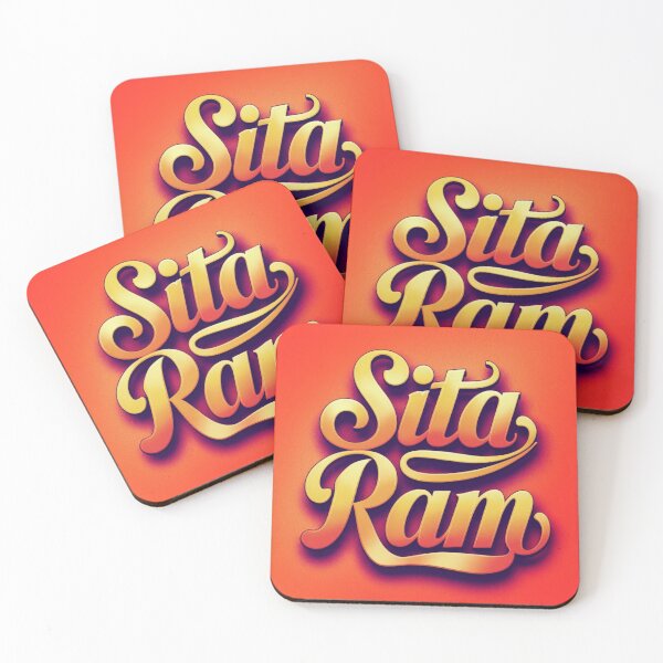 Item preview, Divine Harmony: Sita Ram Text Design designed and sold by KumarDesignLab.