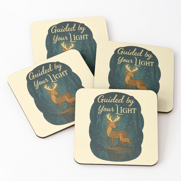 Item preview, Deer Mom and Baby – Guided by Your Light designed and sold by Patternicity.