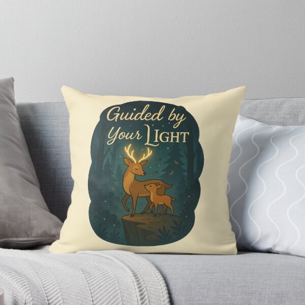 Item preview, Deer Mom and Baby – Guided by Your Light designed and sold by Patternicity.