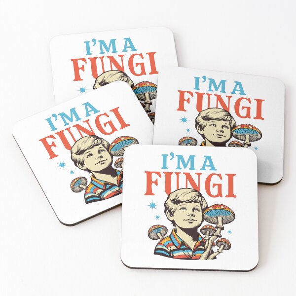 Item preview, I'm A Fungi Retro Boy and Mushrooms designed and sold by BeansHotTees.