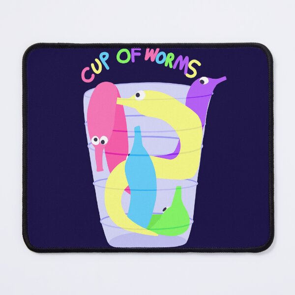 Item preview, Worms Off The String: Cup-O'-Worms! designed and sold by ClumsyPillbug.
