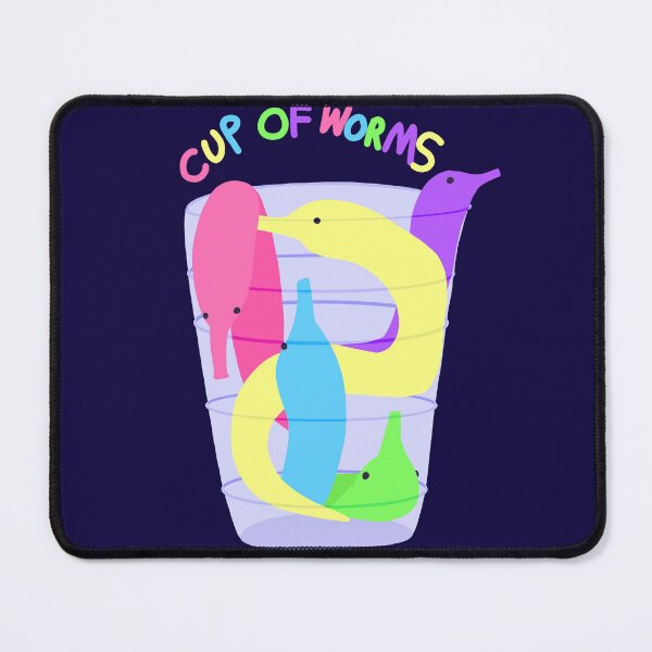Item preview, Worms Off The String: Cup-O'-Worms! (Beady Eyes) designed and sold by ClumsyPillbug.