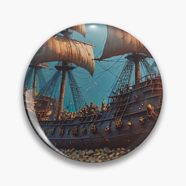 Item preview, Sunken Pirate Treasure Ship designed and sold by Gotcha29.