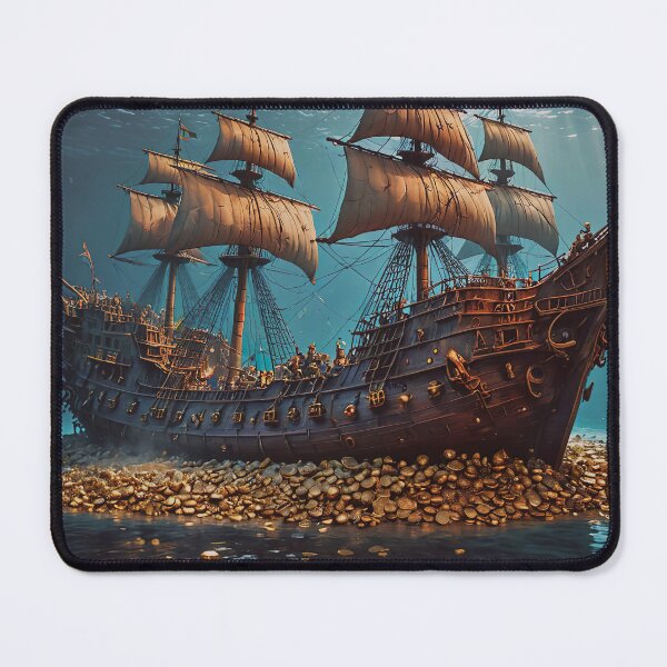 Item preview, Sunken Pirate Treasure Ship designed and sold by Gotcha29.