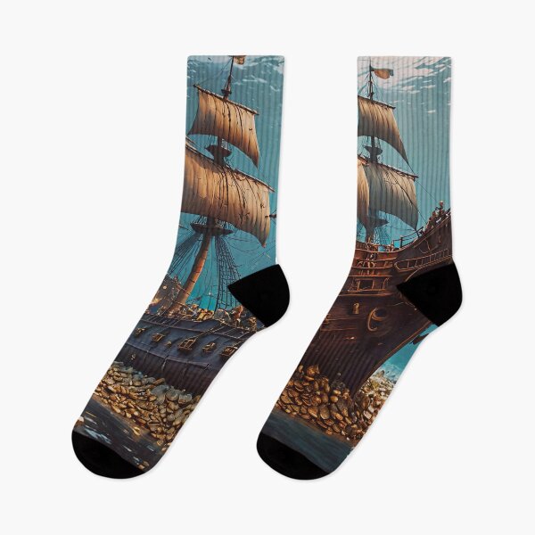 Item preview, Sunken Pirate Treasure Ship designed and sold by Gotcha29.